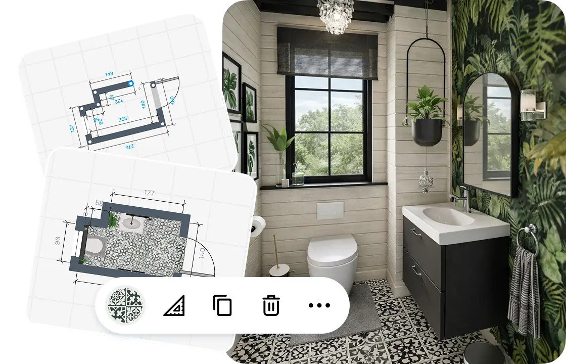 Dessine ou scanne ta salle de bain