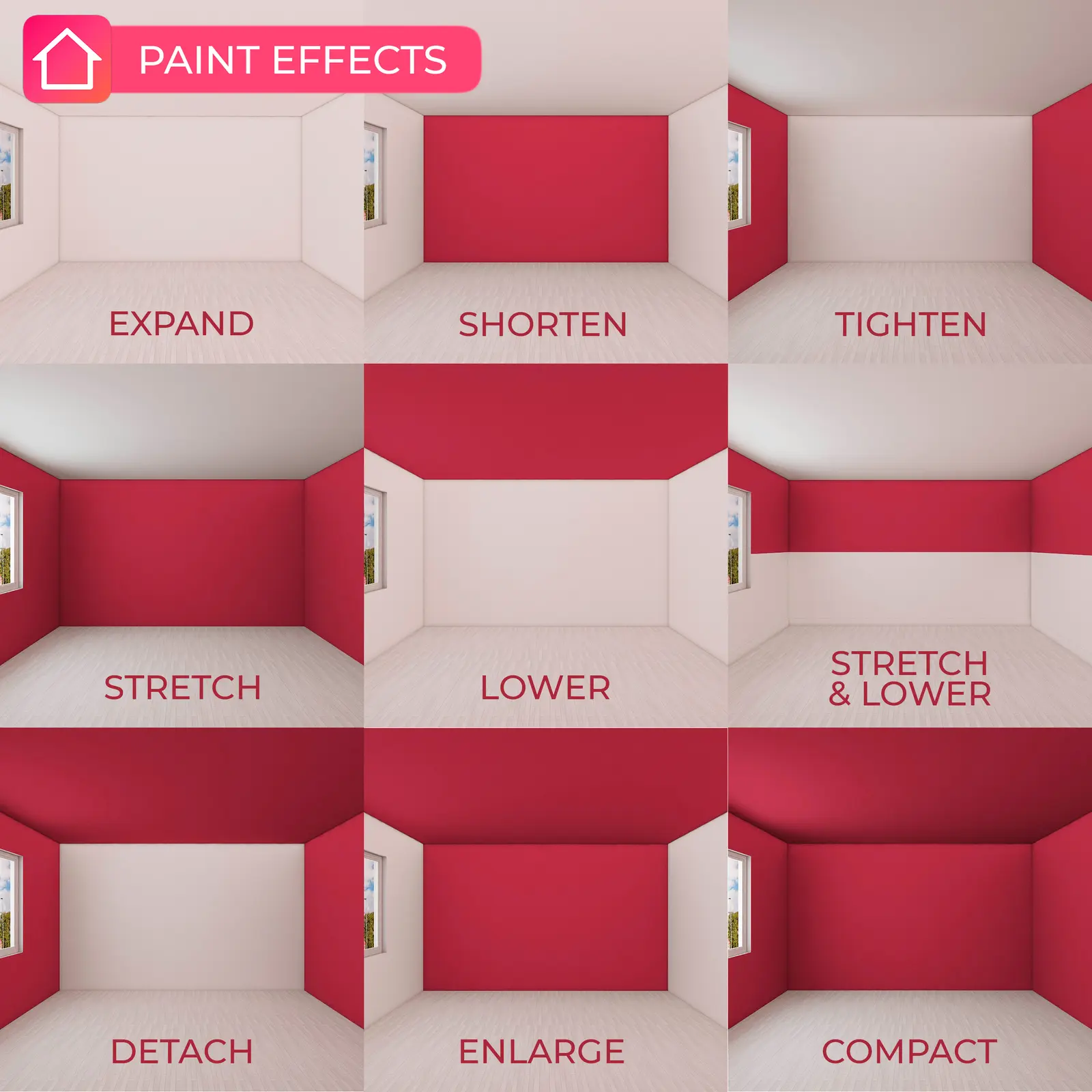 How to Make a Room Look Bigger with Paint, or Smaller
