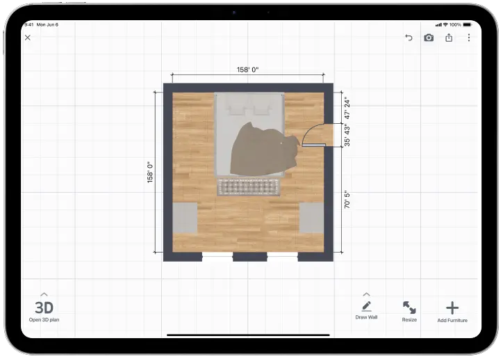 Home Planner on iPad
