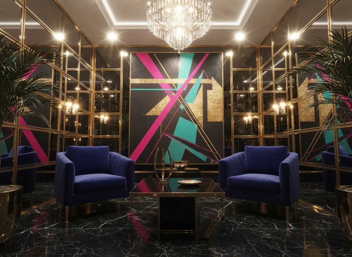 80s Foyer Seating Nook