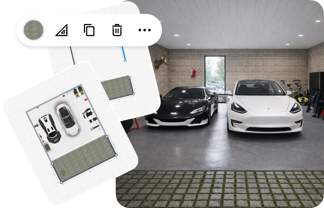 Garage zeichnen oder scannen