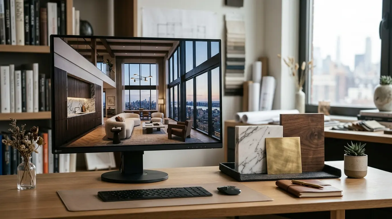 Designer's workspace luxury mate… 202606221409